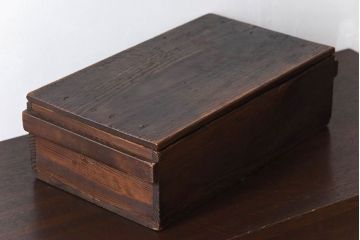 アンティーク雑貨　和製アンティーク　明治大正期　古い木味の小箱(木箱・収納箱)(3)