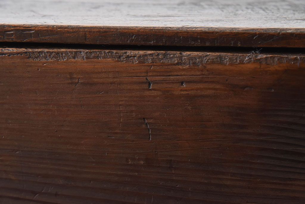 アンティーク雑貨　和製アンティーク　明治大正期　古い木味の小箱(木箱・収納箱)(3)