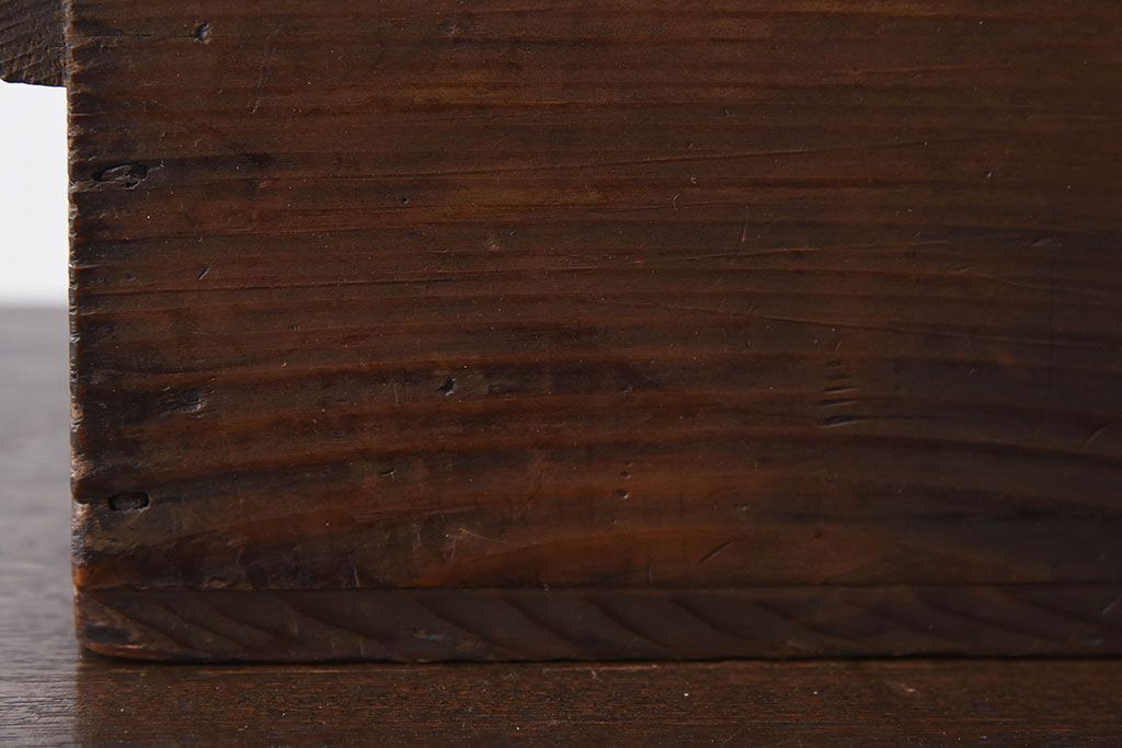 アンティーク雑貨　和製アンティーク　明治大正期　古い木味の小箱(木箱・収納箱)(3)