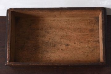 アンティーク雑貨　和製アンティーク　明治大正期　古い木味の小箱(木箱・収納箱)(3)
