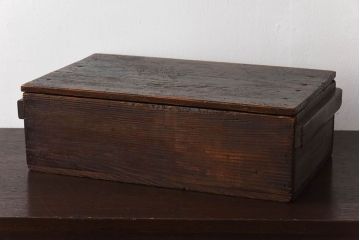 アンティーク雑貨　和製アンティーク　明治大正期　古い木味の小箱(木箱・収納箱)(3)