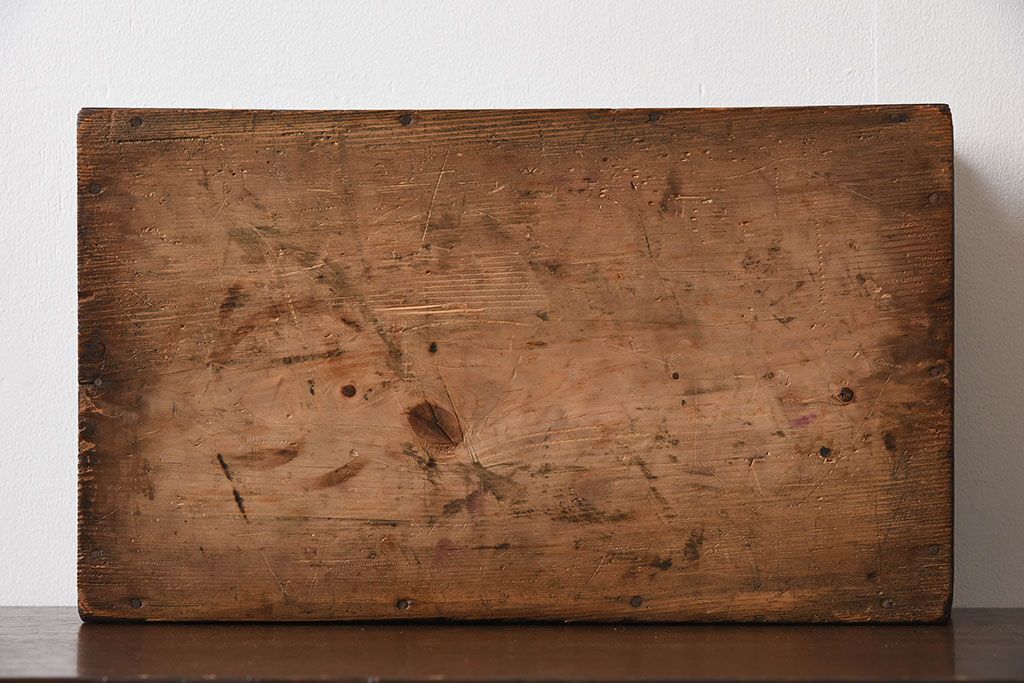 アンティーク雑貨　和製アンティーク　明治大正期　古い木味の小箱(木箱・収納箱)(3)