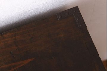 アンティーク家具　シンプルなアンティーク7杯時代箪笥(チェスト)