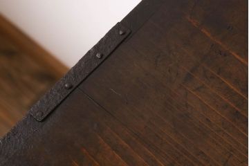 アンティーク家具　シンプルなアンティーク7杯時代箪笥(チェスト)