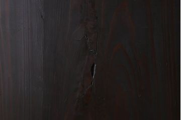 明治期　古民具・骨董　古い木味の格子帯戸2枚セット