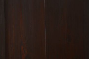 明治期　古民具・骨董　古い木味の格子帯戸2枚セット