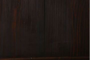 明治大正期　古民具・骨董　古い木味の格子帯戸2枚セット