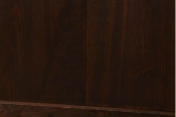 明治大正期　古民具・骨董　古い木味の格子帯戸2枚セット