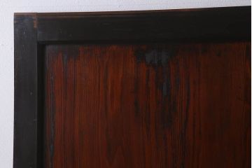古い木味　和製アンティーク　明治期　帯戸2枚セット(1)