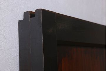 古い木味　和製アンティーク　明治期　帯戸2枚セット(1)