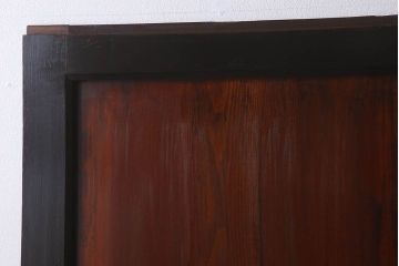 古い木味　和製アンティーク　明治期　帯戸2枚セット(1)