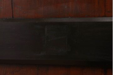 古い木味　和製アンティーク　明治期　帯戸2枚セット(1)