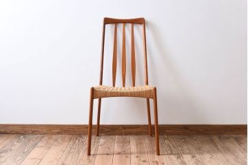 ヴィンテージ家具　デンマーク製　ビンテージ　ペーパーコードチェア(ダイニングチェア)(1)