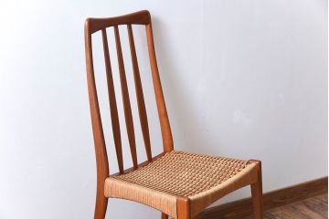 ヴィンテージ家具　デンマーク製　ビンテージ　ペーパーコードチェア(ダイニングチェア)(1)