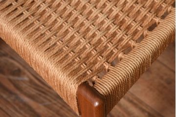 ヴィンテージ家具　デンマーク製　ビンテージ　ペーパーコードチェア(ダイニングチェア)(1)