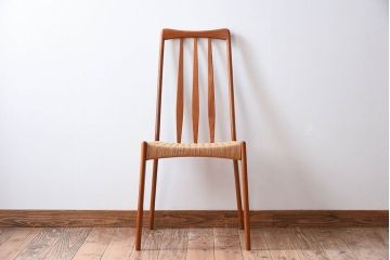 ヴィンテージ家具　デンマーク製　ビンテージ　ペーパーコードチェア(ダイニングチェア)(2)