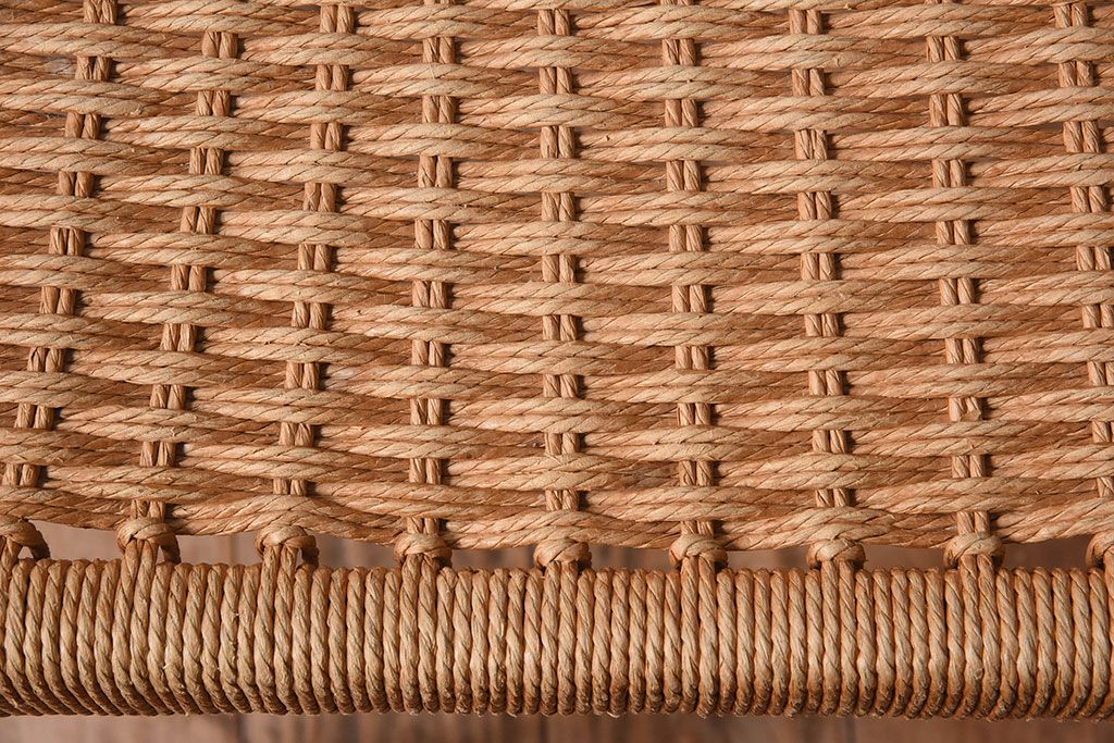 ヴィンテージ家具　デンマーク製　ビンテージ　ペーパーコードチェア(ダイニングチェア)(2)