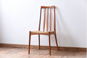 ヴィンテージ家具　デンマーク製　ビンテージ　ペーパーコードチェア(ダイニングチェア)(3)