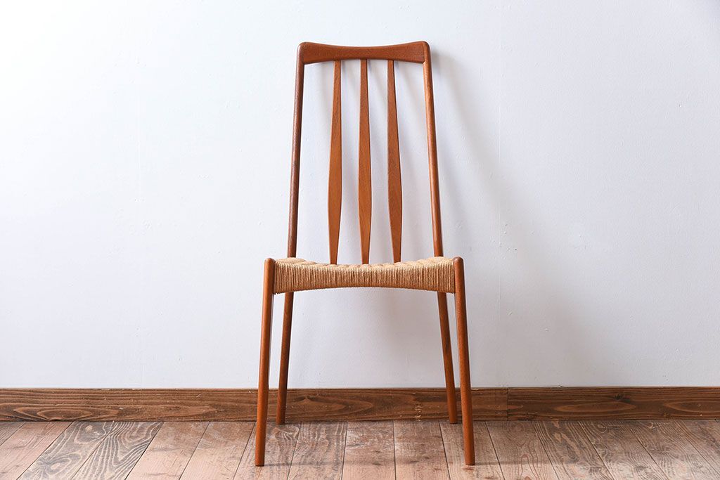 ヴィンテージ家具　デンマーク製　ビンテージ　ペーパーコードチェア(ダイニングチェア)(3)