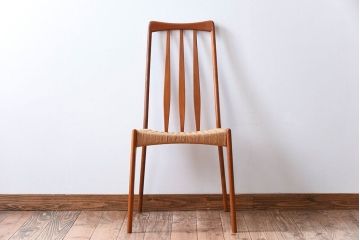 ヴィンテージ家具　デンマーク製　ビンテージ　ペーパーコードチェア(ダイニングチェア)(3)