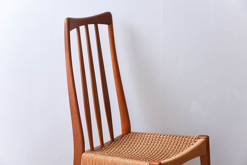 ヴィンテージ家具　デンマーク製　ビンテージ　ペーパーコードチェア(ダイニングチェア)(3)