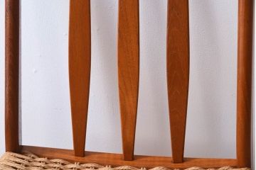 ヴィンテージ家具　デンマーク製　ビンテージ　ペーパーコードチェア(ダイニングチェア)(3)