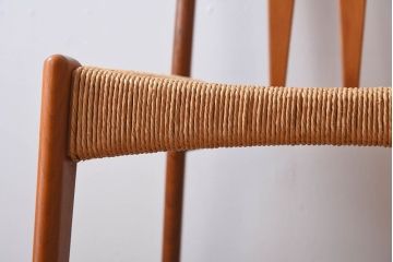 ヴィンテージ家具　デンマーク製　ビンテージ　ペーパーコードチェア(ダイニングチェア)(3)