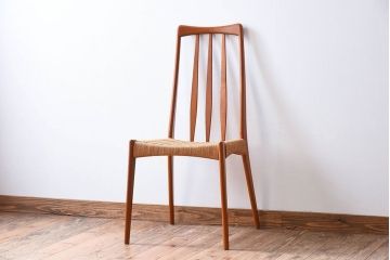 ヴィンテージ家具　デンマークビンテージ　ペーパーコードチェア(ダイニングチェア)(1)