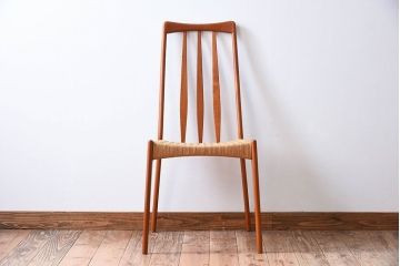 ヴィンテージ家具　デンマークビンテージ　ペーパーコードチェア(ダイニングチェア)(1)