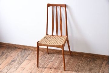 ヴィンテージ家具　デンマークビンテージ　ペーパーコードチェア(ダイニングチェア)(1)