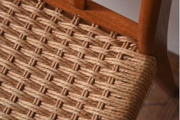 ヴィンテージ家具　デンマークビンテージ　ペーパーコードチェア(ダイニングチェア)(1)