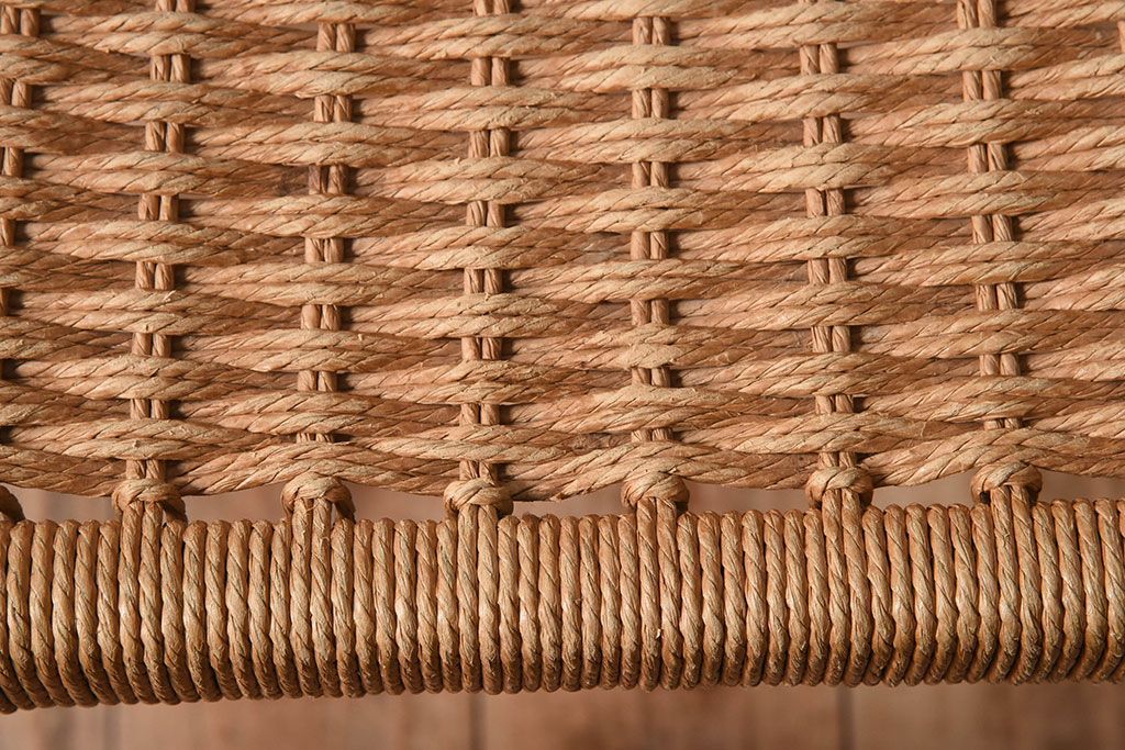 ヴィンテージ家具　デンマークビンテージ　ペーパーコードチェア(ダイニングチェア)(1)