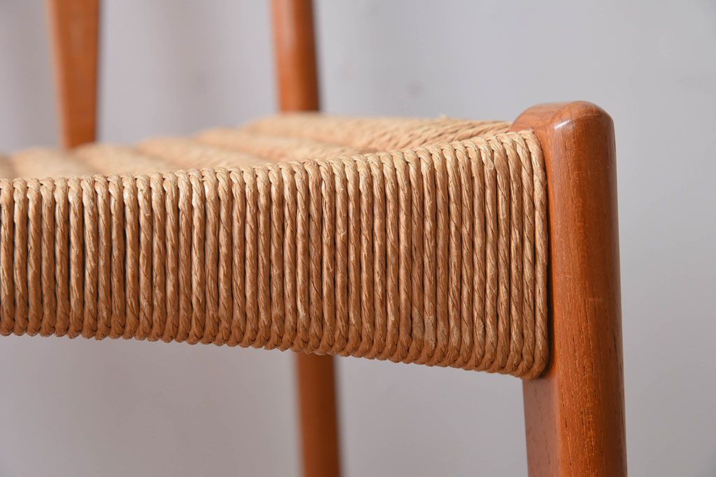 60年代 ヴィンテージ GS61 ペーパーコード ダイニングチェア デンマーク 60年代 ヴィンテージ GS61 ペーパーコード ダイニングチェア