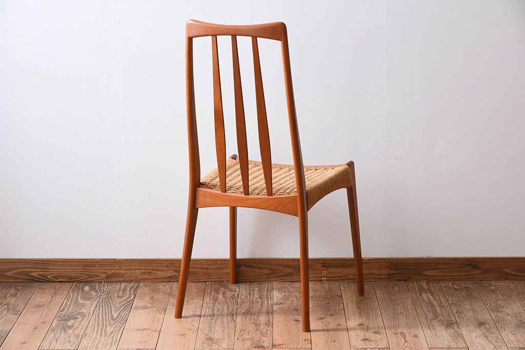 ヴィンテージ家具　デンマークビンテージ　ペーパーコードチェア(ダイニングチェア)(1)