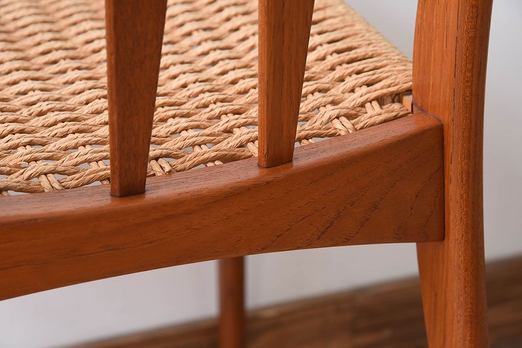 60年代 ヴィンテージ GS61 ペーパーコード ダイニングチェア デンマーク 60年代 ヴィンテージ GS61 ペーパーコード ダイニングチェア