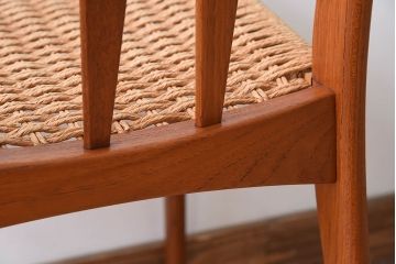 ヴィンテージ家具　デンマークビンテージ　ペーパーコードチェア(ダイニングチェア)(1)