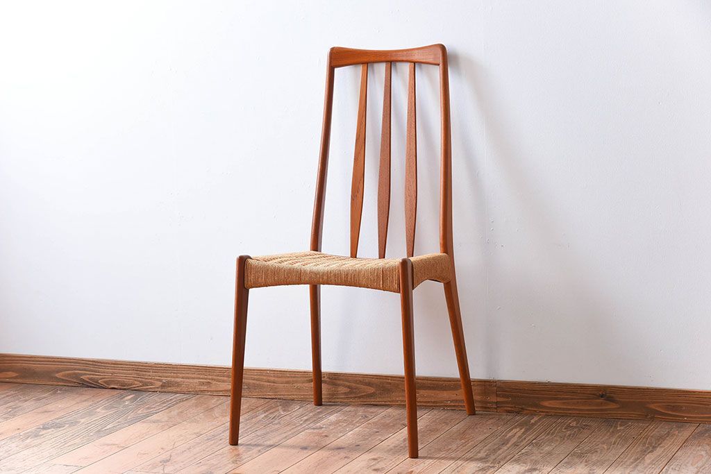 ヴィンテージ家具　デンマークビンテージ　ペーパーコードチェア(ダイニングチェア)(2)