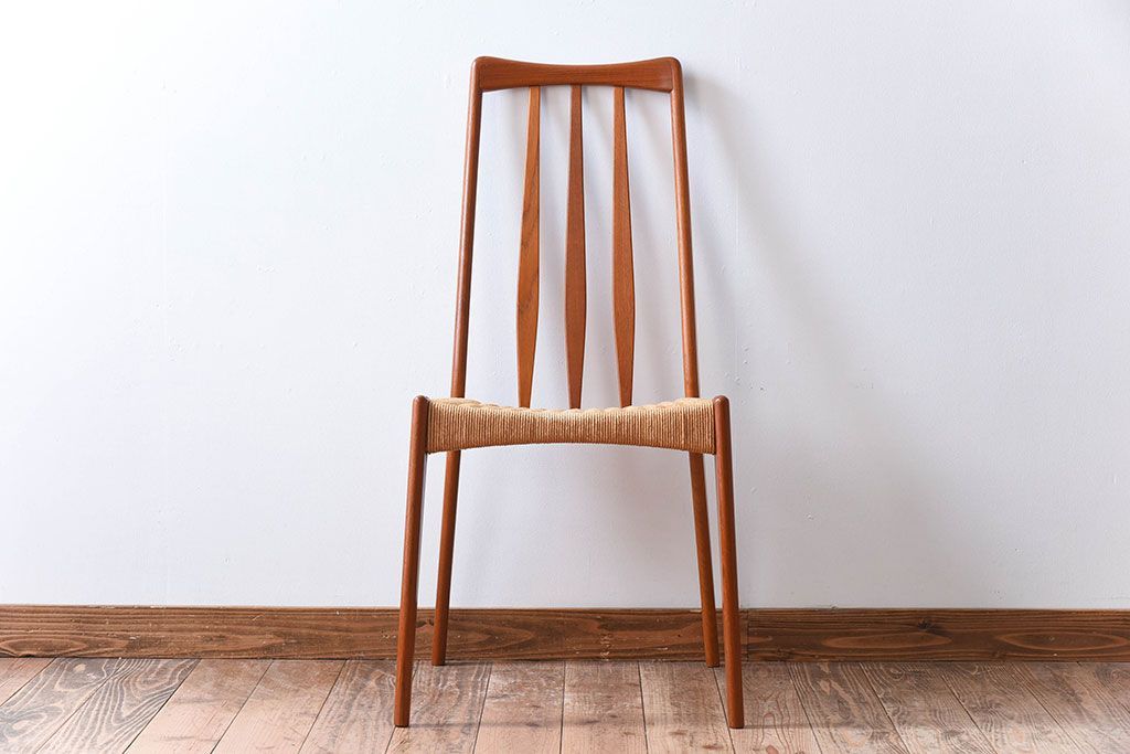 ヴィンテージ家具　デンマークビンテージ　ペーパーコードチェア(ダイニングチェア)(2)