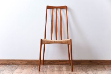 ヴィンテージ家具　デンマークビンテージ　ペーパーコードチェア(ダイニングチェア)(2)