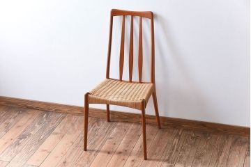 ヴィンテージ家具　デンマークビンテージ　ペーパーコードチェア(ダイニングチェア)(2)