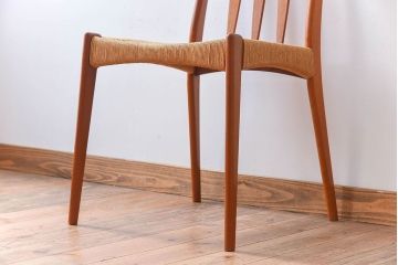 ヴィンテージ家具　デンマークビンテージ　ペーパーコードチェア(ダイニングチェア)(2)