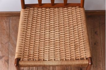 ヴィンテージ家具　デンマークビンテージ　ペーパーコードチェア(ダイニングチェア)(2)