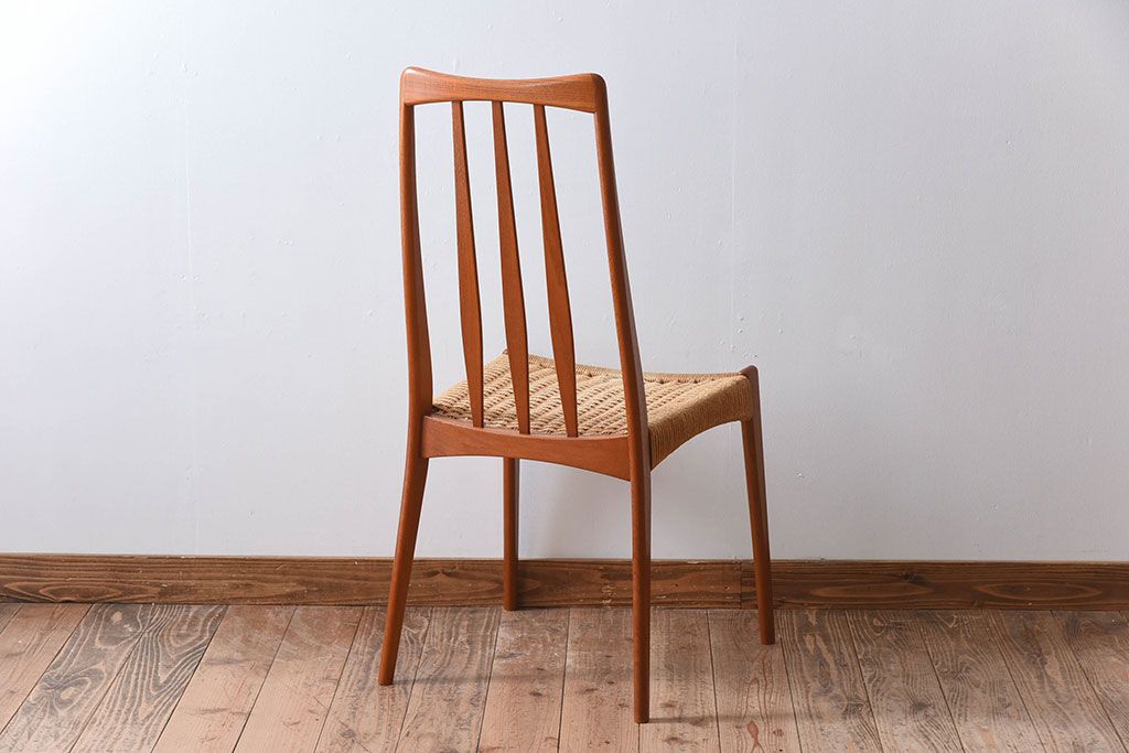 ヴィンテージ家具　デンマークビンテージ　ペーパーコードチェア(ダイニングチェア)(2)