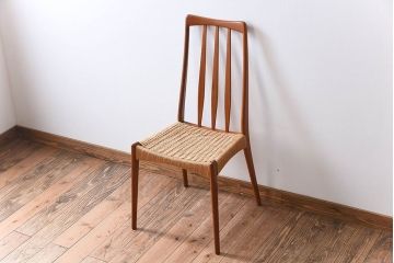 ヴィンテージ家具　デンマークビンテージ　ペーパーコードチェア(ダイニングチェア)(3)