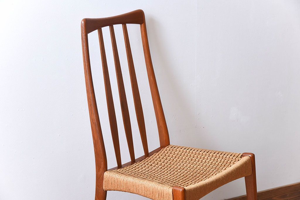 ヴィンテージ家具　デンマークビンテージ　ペーパーコードチェア(ダイニングチェア)(3)