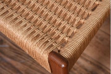 ヴィンテージ家具　デンマークビンテージ　ペーパーコードチェア(ダイニングチェア)(3)