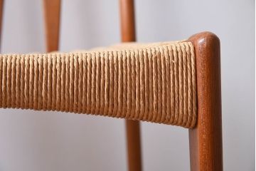 ヴィンテージ家具　デンマークビンテージ　ペーパーコードチェア(ダイニングチェア)(3)