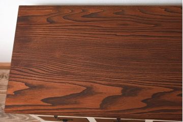 アンティーク家具　ネームプレート取っ手　引き出し8杯付き!サイドテーブル(平机・コンソールテーブル)