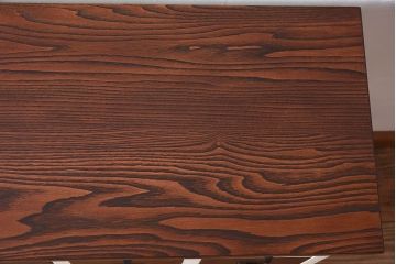 アンティーク家具　ネームプレート取っ手　引き出し8杯付き!サイドテーブル(平机・コンソールテーブル)