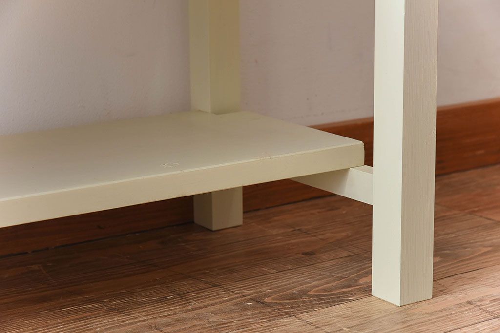 アンティーク家具　ネームプレート取っ手　引き出し8杯付き!サイドテーブル(平机・コンソールテーブル)